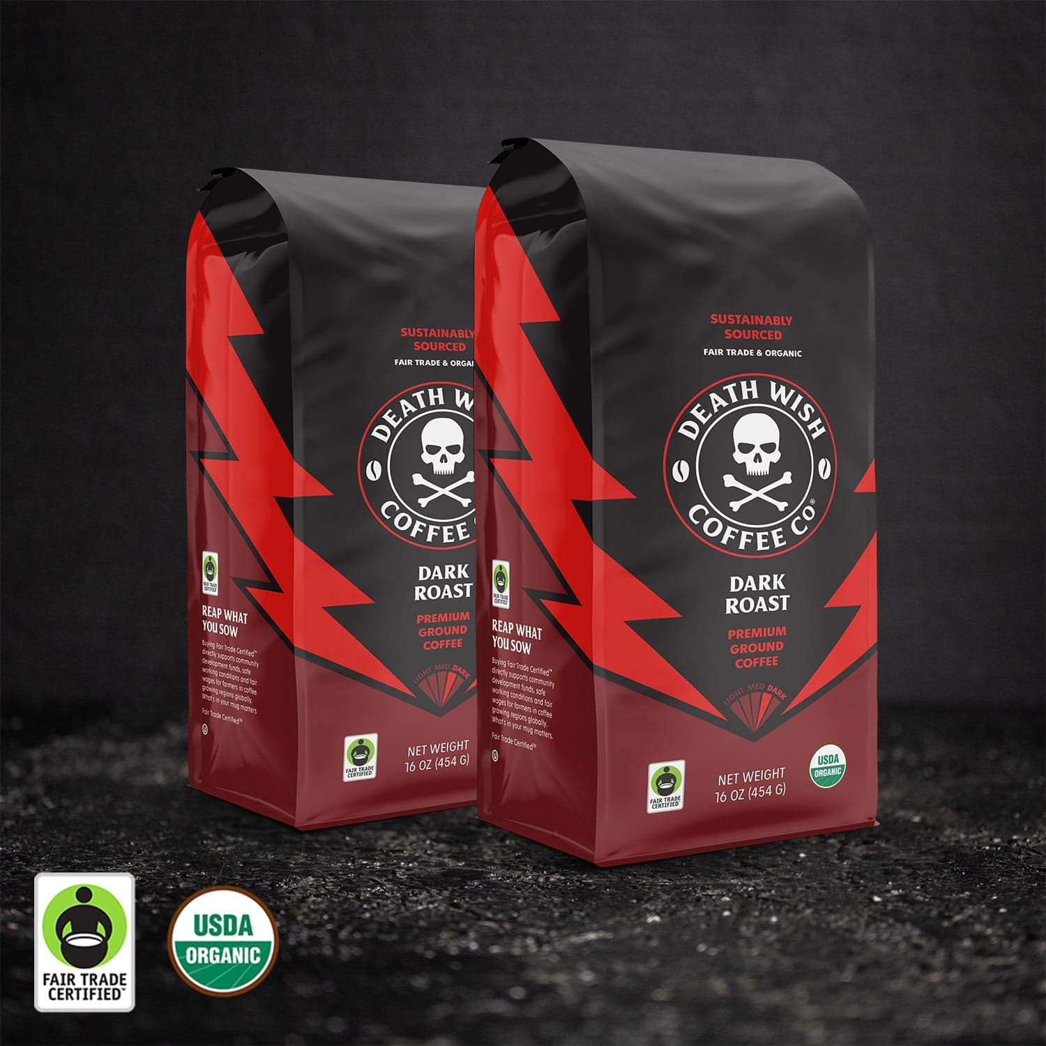 Dark Roast Coffee, 2-pack